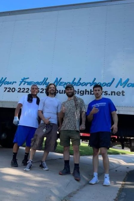 Your Neighbors moving crew after completing a move